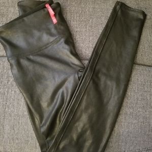 Faux leather Spanx leggings szS